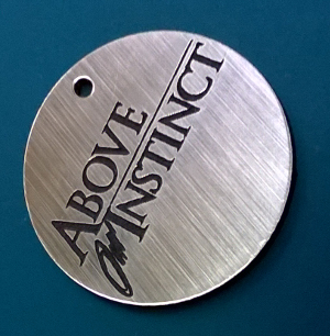 picture of engraved circular tag